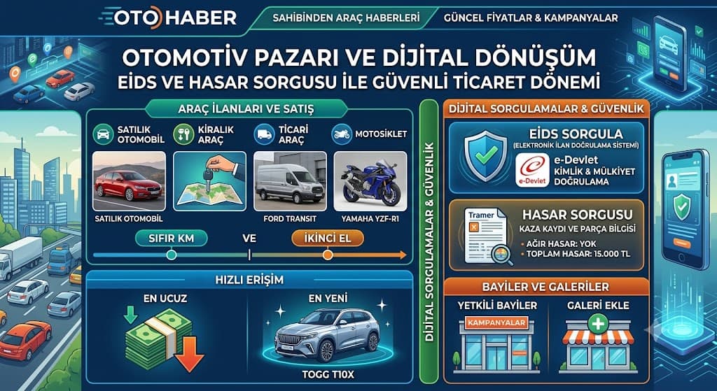 Otomotiv Dünyasında Yeni Dönem: Güvenli Ticaret ve Dijital Çözümler Öne Çıkıyor